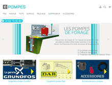 Tablet Screenshot of e-pompes.com
